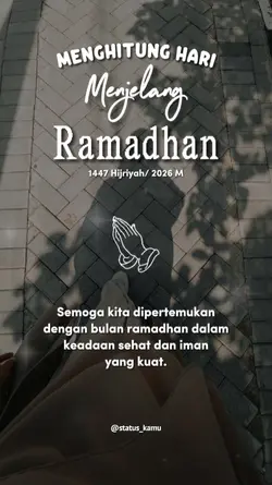 Menjelang ramadhan 