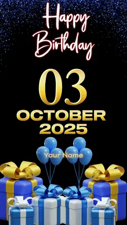 Birthday 03 oct 2025