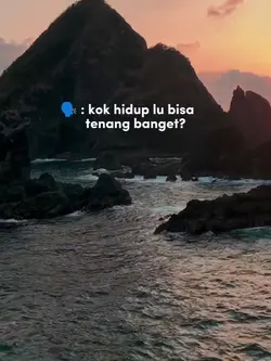 kok bisa tenang
