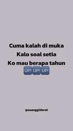 Kalah di muka