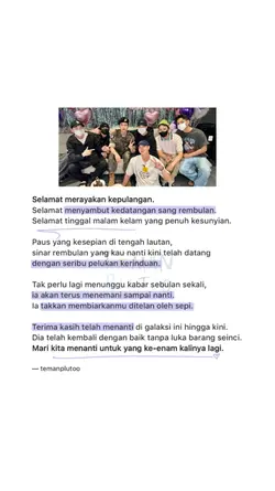 merayakan kepulangan