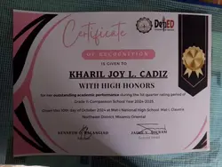 with high honors