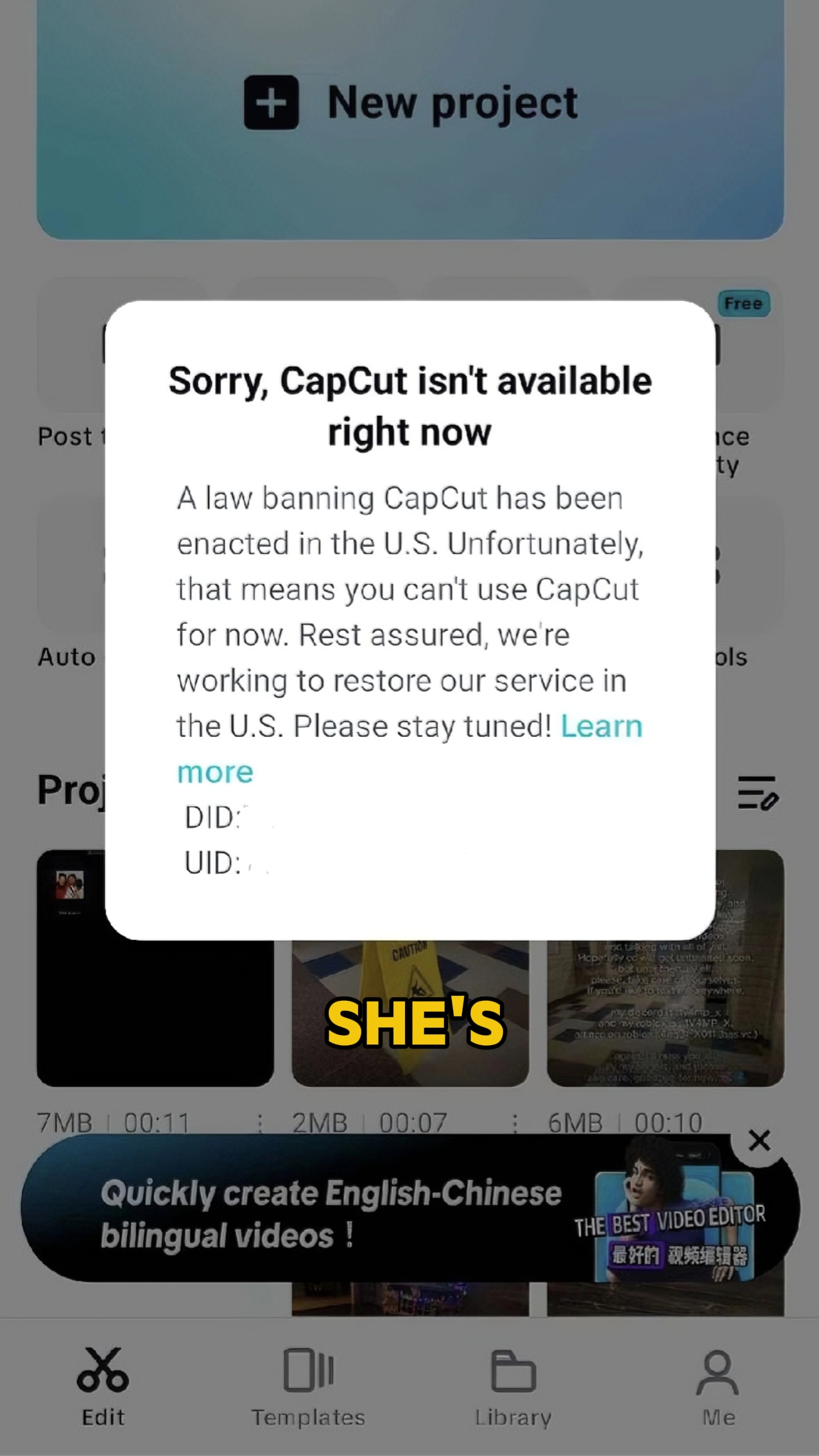 capcut template cover