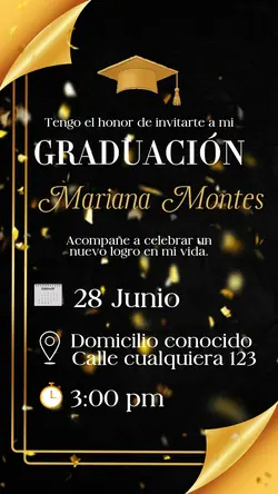 Invitación Graduado
