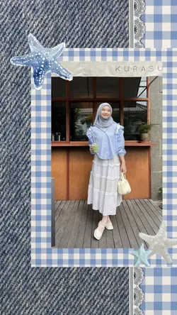 Frame blue