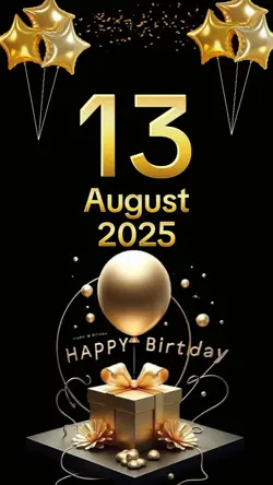 birthday 13 August 