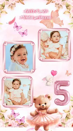 5 mês minha princesa