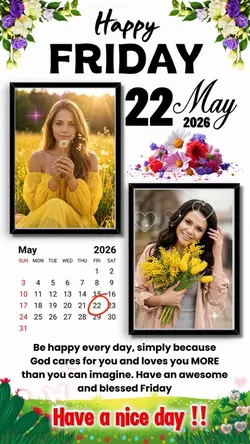 Friday 22 May 2026