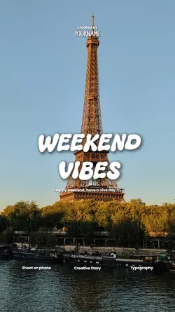 weekend vibes