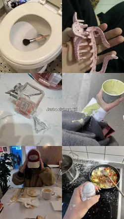 clumsy girl