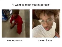 Me in person