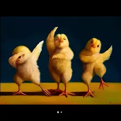 trend trio anak ayam