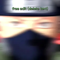 kakashi free edit