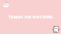 Pink Youtube outro