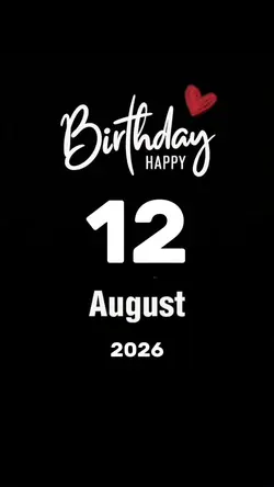 Hbd 12 July 2026