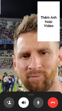 Call Video với Messi