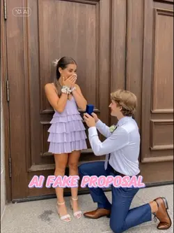 Ai fake proposal