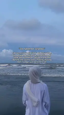 "DIA NAMPAK SENANG"