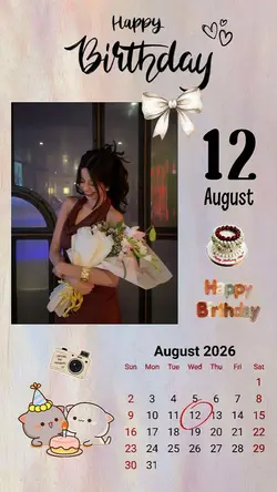 HBD 12 AUGUST 2026