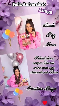 Aniversário Amiga 