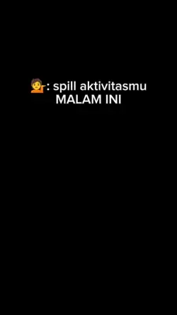 aktivitas malam 