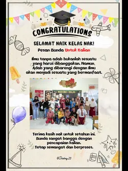 Selamat naik kelas