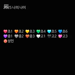 2025 나의 나이