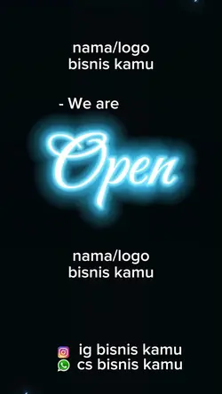 we are open