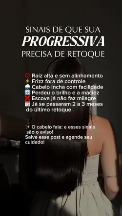 Cabelos progressiva 