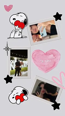 Collage Amor Snoopy