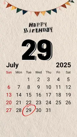 hbd 29 july 2025