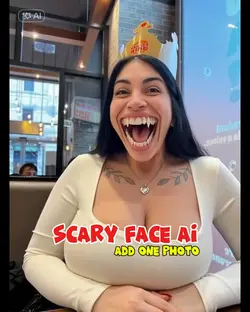 Scary face ai