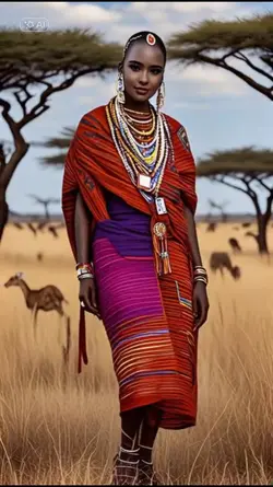 African Maasai Woman