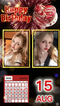 BIRTHDAY 15 AUGUST