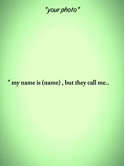 call my name :33