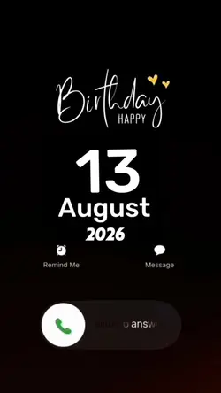 Hbd 13 August 2026