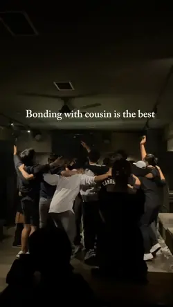 Bonding with cousin 