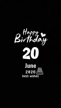 hbd 20 june 2026