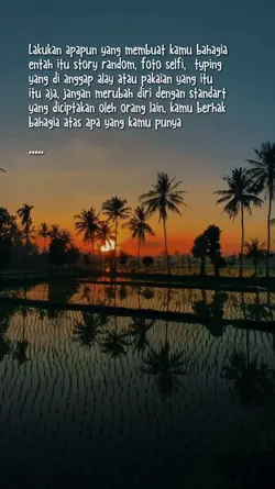 kamu berhak bahagia