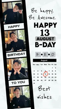 13 AUGUST BIRTHDAY