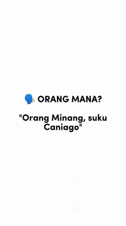 Orang Mana ?