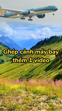 Ghép cảnh máy bay
