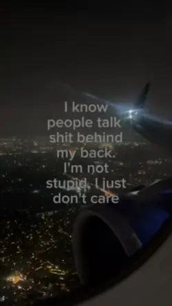 ik people talk shit 