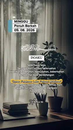 Minggu 9 Agustus2026