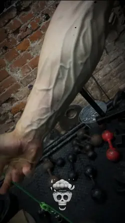 muscular arms