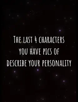 last 4 character pic