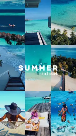 summer in beach