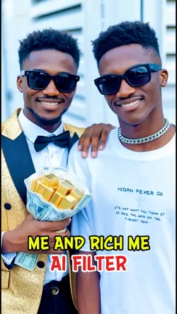 me and rich me
