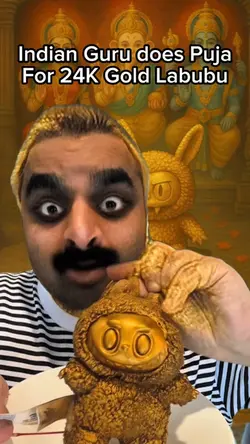 24K Gold Labubu