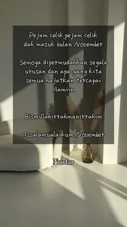Welcome November